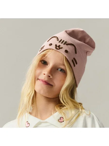 Reserved Pusheen beanie sapka tört rózsaszín
