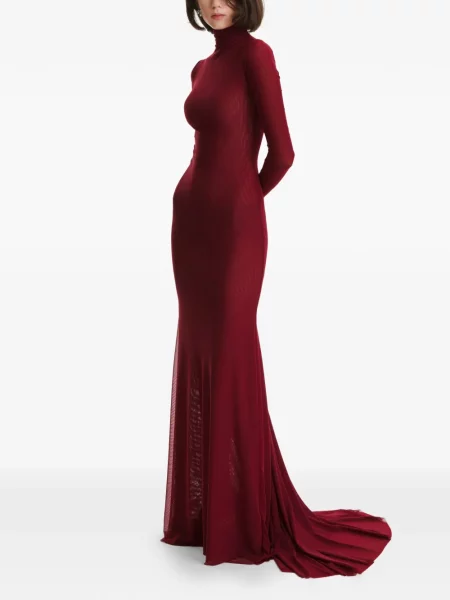 Rochie maxi 2310 Studio lungă de costum roșu
