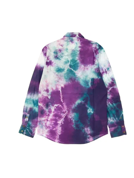 Tie dye koszula Mauna Kea z długim rękawem
