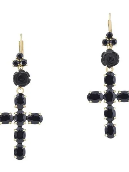 Náušnice Dolce & Gabbana čierna
