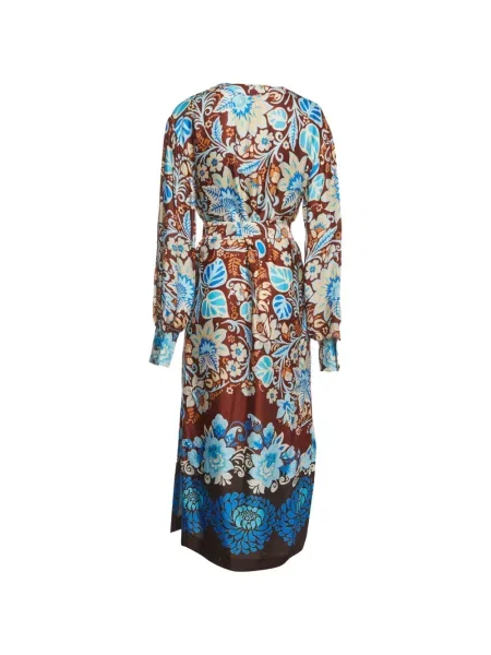 Cu centură rochie midi Alexis maro