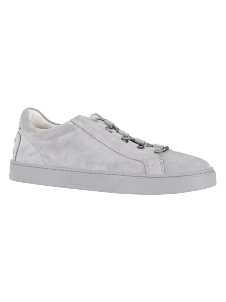 Sneakersy Tod's skórzane szare
