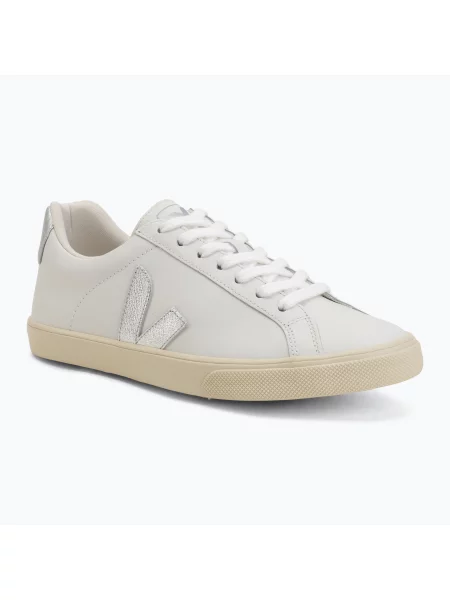 Dámske topánky VEJA Esplar Logo Leather extra white/silver biela