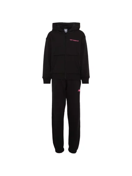 Komplet dresowy dziecięcy New Balance czarny
