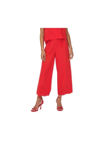 Pantaloni Only roșu
