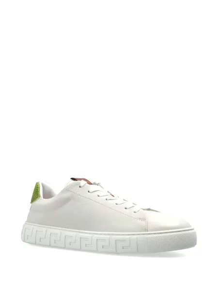 Fűzős csipkés sneaker Versace fehér