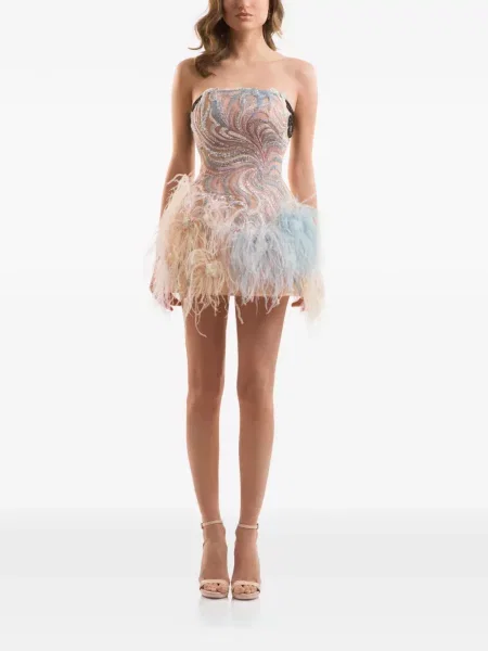 Rochie Imroska cu pene