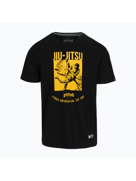 Tricou pentru bărbați Pitbull Jiu-Jitsu black negru