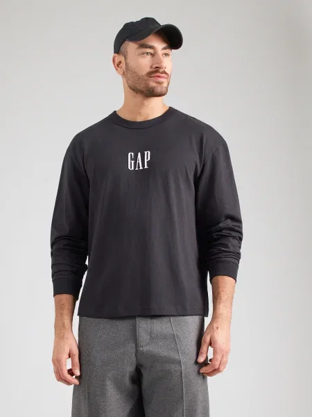 GAP Tricou negru alb