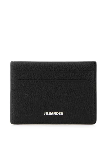Portofel Jil Sander din piele negru
