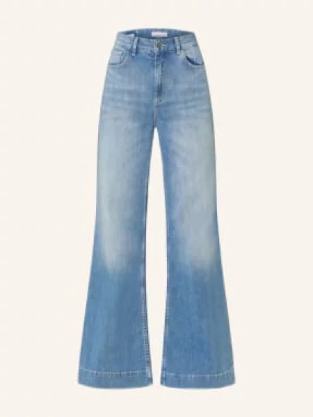 Rich & Royal Džíny Se Širokými Nohavicemi denim blue modré