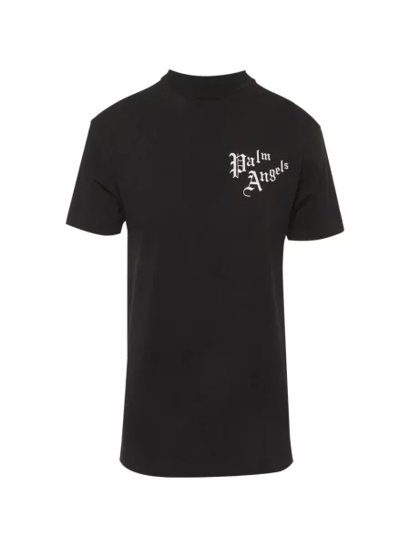 Tricou Palm Angels cu imagine negru
