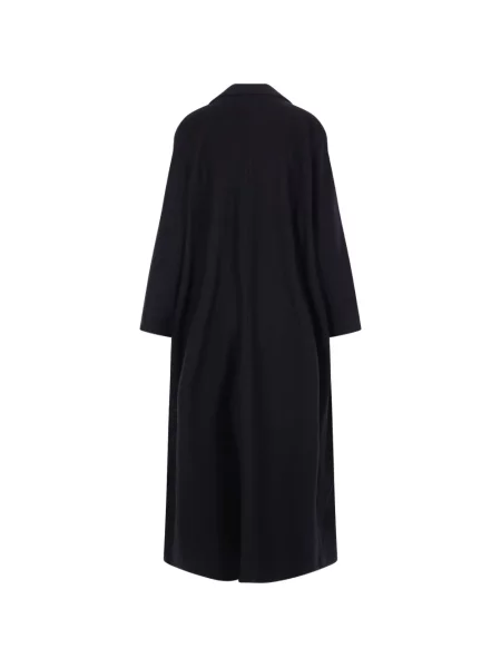 Palton Dusan din cașmir cu model herringbone albastru