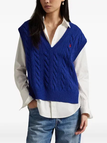 Slip de baie Polo Ralph Lauren alergare cu cordon cu imagine alb