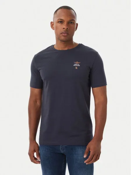 Aeronautica Militare Majica Girocollo Mornarsko modra