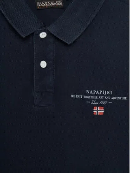 Napapijri Polo Elbas 5 D Regular Fit tamnoplava