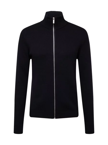 SELECTED HOMME Geacă tricotată SLHDANE' negru