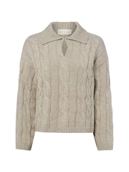 Msch Copenhagen sweter z dzianiny z zawartością wełny MSCHPavana Peony Kobiety jednolity XS/S szary