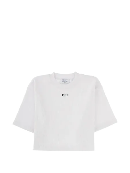 Cropp top Off-white alb