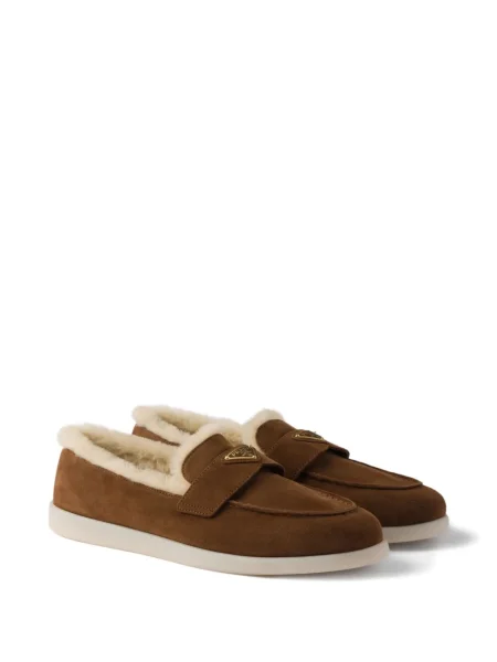 Pantofi loafer Prada maro