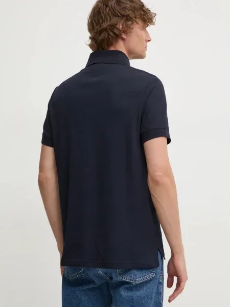 Polo tričko Tommy Hilfiger tmavomodrá s aplikací