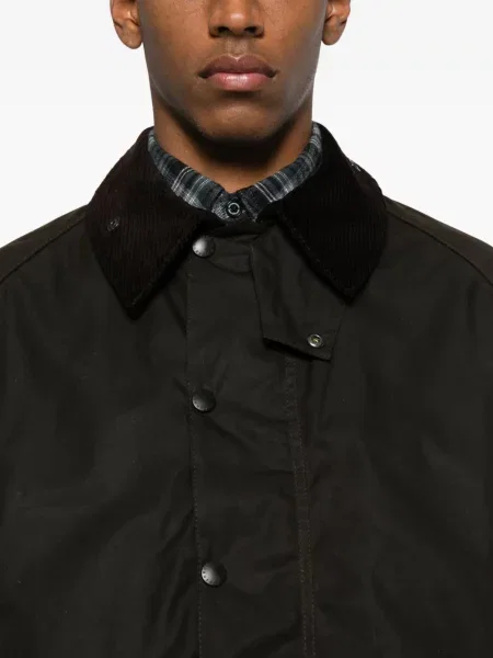 Palton Barbour de catifea cord maro