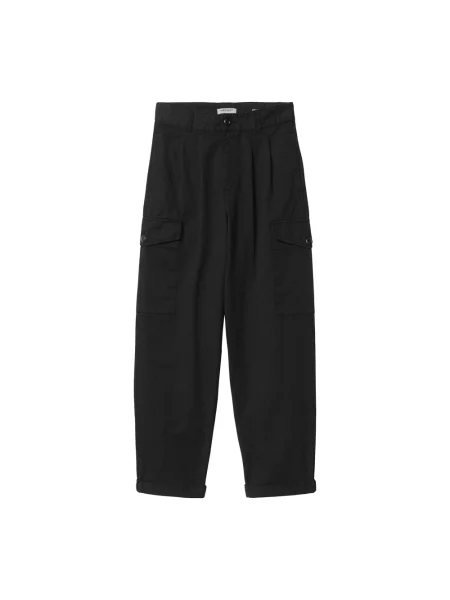 Carhartt WIP spodnie Collins Pant fason cargo high waist czarny