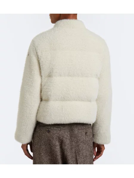Páperová bunda Moncler biela