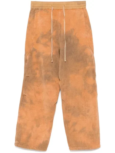 Zúžené kalhoty Stain Shade oranžové