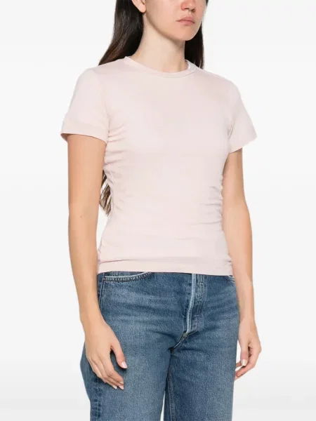 Tricou Bobi cu decolteu rotund roz