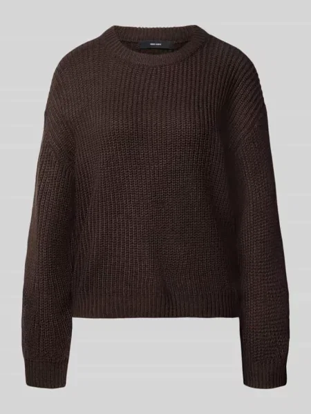 Sweter o kroju regular fit z okrągłym dekoltem model LEA' Vero Moda