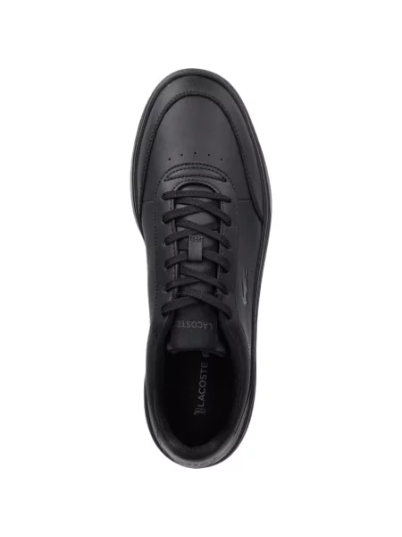 Sneakerși Lacoste cu autograf negru