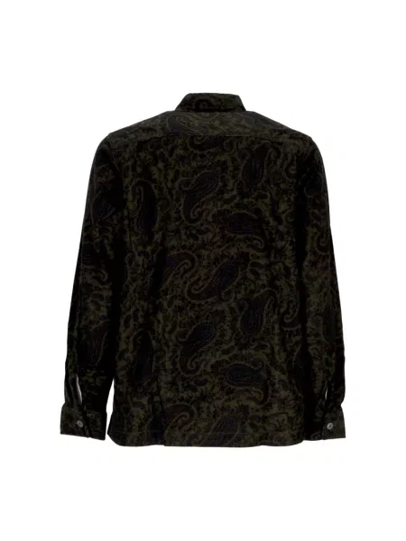 Koszula Carhartt Wip z długim rękawem z wzorem paisley zielona