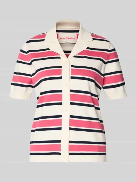 Koszulka polo o kroju regular fit z czystej bawełny ekologicznej model AMOUR' Selected Femme