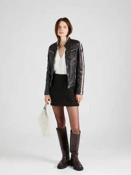 Soft Rebels Fustă Adalee brocart negru