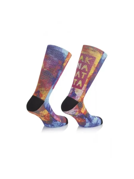 Skarpetki Mb Wear Fun Hakuna Matata niebieskie