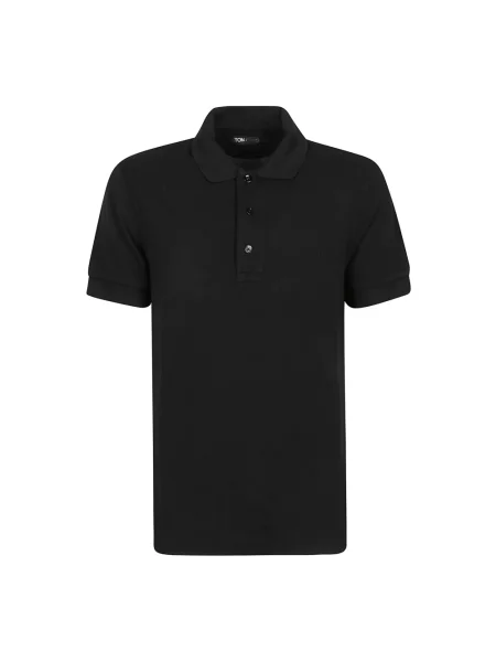 Koszulka polo Tom Ford czarna