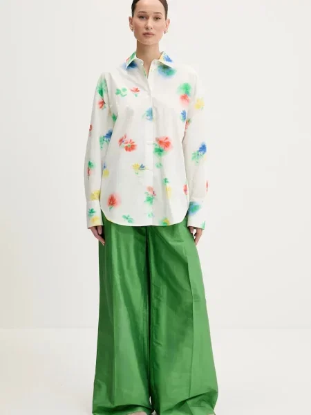 Сорочка MSGM relaxed класичний комір білий