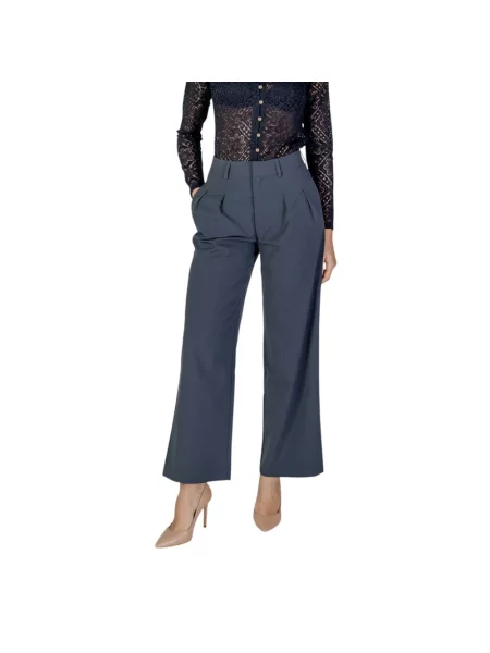 Talia spodnie Calvin Klein Jeans z wysoką talią czarne