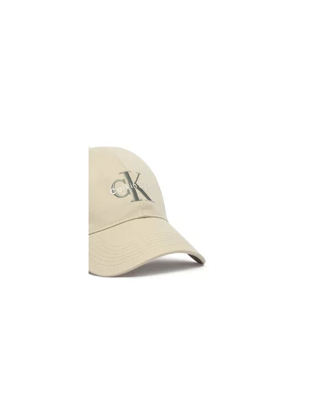 Kapa s šiltom Calvin Klein Monologo Embroidery Baseball Cap bež