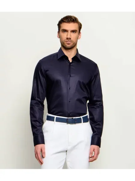 BOSS BLACK Cămașă | easy iron negru