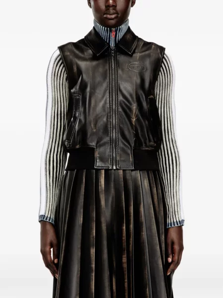 Kurtka Diesel bez rękawów czarna