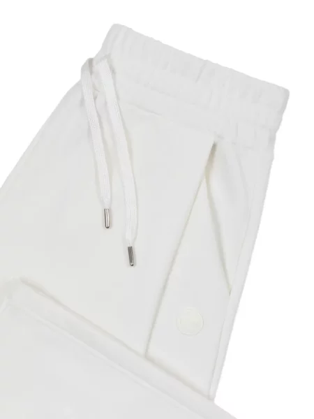 Pantaloni palazzo Colmar cu cordon alb