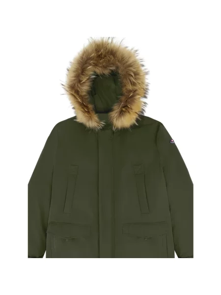 Długa parka Canadiens zielona