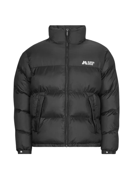 Bunda Superdry s kapucňou čierna