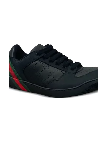 Sneakersy Gucci Screener skórzane czarne
