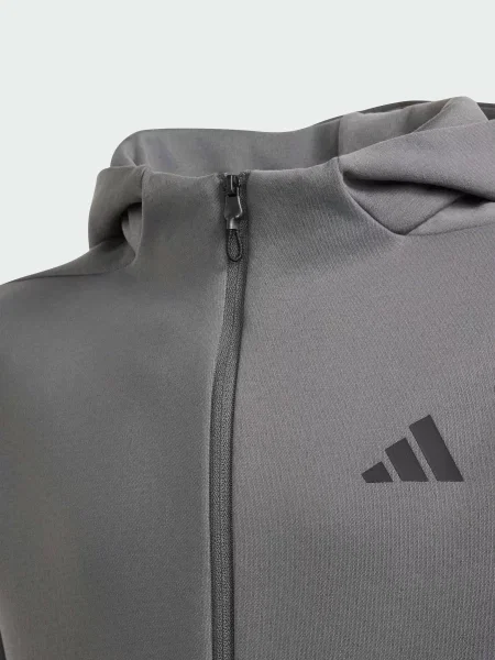 Дитяча Кофта adidas ZNE комбінований верх сірий