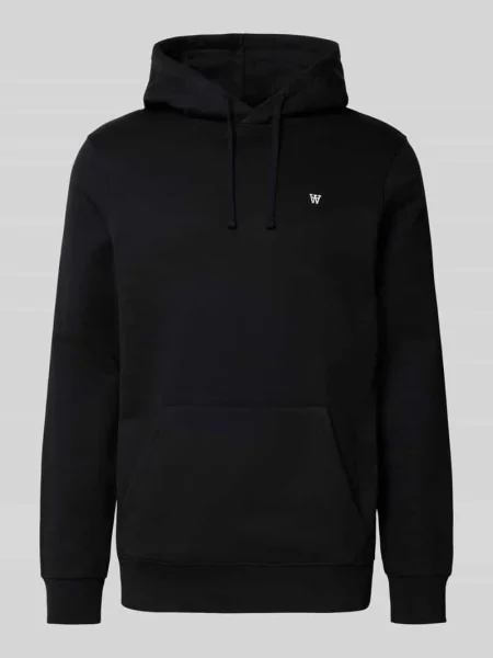 Bluza z kapturem i kieszenią kangurką model ‘Ash’ Wood Wood