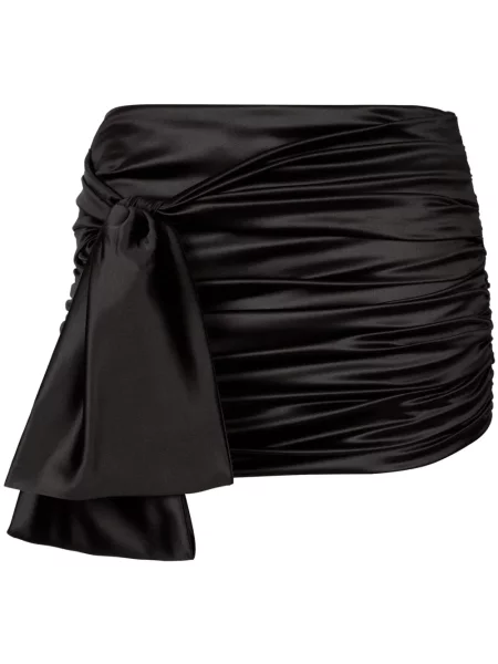 Fustă Dolce & Gabbana din satin negru