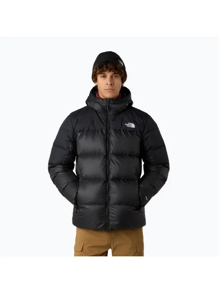 Jachetă de puf pentru bărbați The North Face Diablo Down Hoodie negru/negru/ puf reciclat negru
